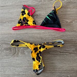 Minimale Animale Bikini Set Lucid Top & Nolita Thong size small